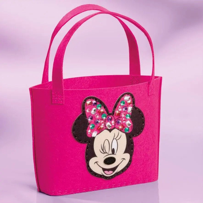 Set krijues çantë shpatulle Totum Minnie Mouse, 35x23cm, për kalamaj 5+, rozë