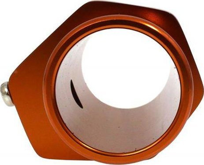 Adapter sensor temperature uji Depo, 32mm, filetë 1/8 NPT, argjend