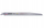 Fletë sharre lëkundëse Wilpu Z3, set me 5 cope, 240x19x1.27mm, për dru edhe plastikë