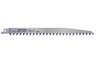 Fletë sharre lëkundëse Wilpu Z3, set me 5 cope, 240x19x1.27mm, për dru edhe plastikë