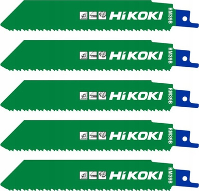 Teh sharrë reciproke Hikoki 752681, për metal, 128.5 dhe 150 mm, set 5 copë