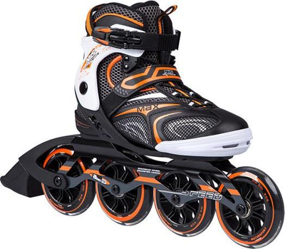 Patina me rrota NILS Extreme NA1060S, nr. 41, kushinete ABEC9, zi me portokalli