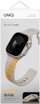 Rrip dore UNIQ Stride De Rubber për Apple Watch 49 46 45 44mm, gome FKM, që s’e ha uji, bezhë