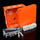 Kuti lidhje kabllosh KOPOS KSK 125_2PO6, 126x126x77mm, IP66 fire safe, portokalli