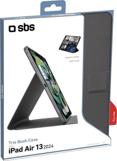 Mbulesë tableti SBS Book Pro për iPad Air 13" 2024, e zezë