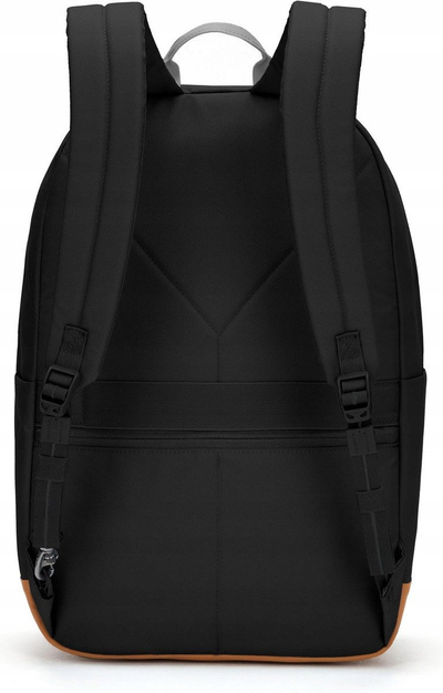 Çantë shpine Pacsafe GO 25L, xhep laptopi 13", mbrojtje RFID, e zezë