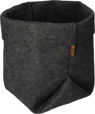 Mbulesë vazoje ARCO DESIGN Simple L, 20 cm, felt poliestër, grafit