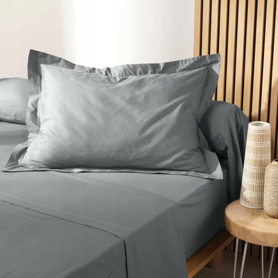 Jastëkmbulesë Douceur d'intérieur Cotton, 50x70 cm, pambuk organik, gri