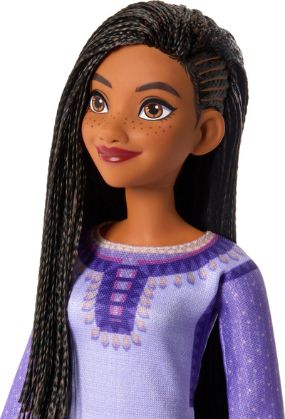 Kukull Mattel Disney Wish Asha of Rosas, Basic Doll, shumëngjyrëshe