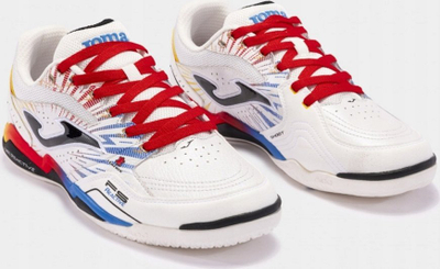 Atlete futsalli Joma FS Reactive 23 FSW IN, lëkurë natyrale, për mrena, të bardha, nr 43.5