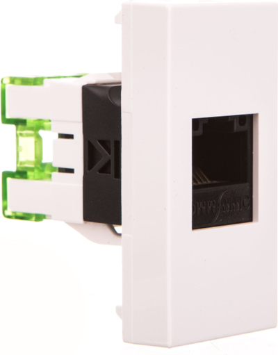 Modul prizë rrjeti RJ45 KOPOS QD 45x22.5, 22.5x45 mm, 1 port, i bardhë