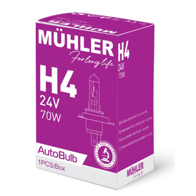 Lampa H4 24v 70w Kuti Muhler