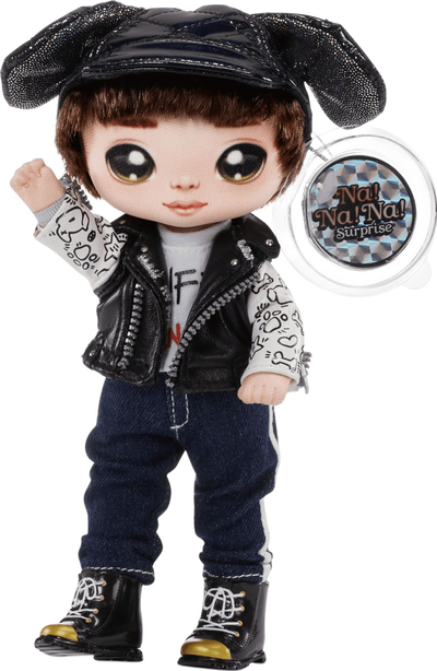 Kukull pelushi Na Na Na Surprise Maxwell Dane, Glam Series, me aksesore, e zeze