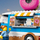 Set loje kamion Donut Truck, lodër për kalamaj, shumëngjyrësh