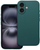 Kllëf telefoni OEM për iPhone 17, TPU mat, mban karikimin me valë, jeshile e errët