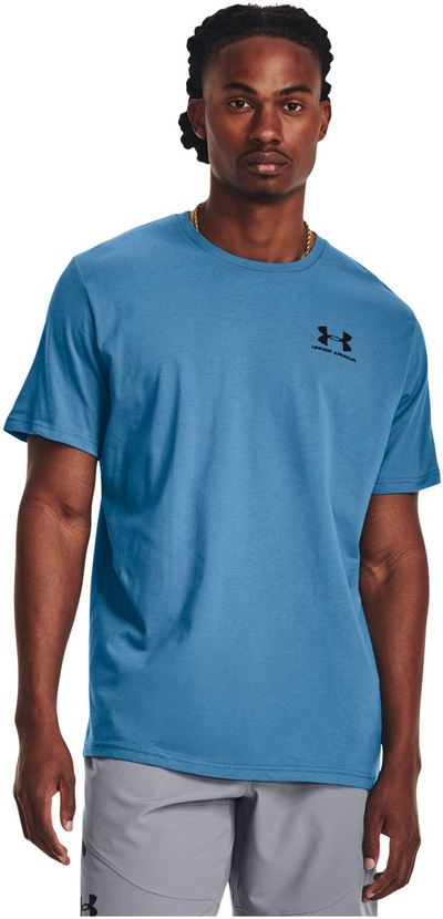 Спортска маица за мажи Under Armour Sportstyle LC, материјал што се суши брзо, сина
