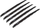 Set tehe sharrë reciproke Faster Tools 8787 për dru, 300mm, 5 copa, të zeza