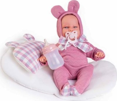 Lodër për bebe Antonio Juan Toneta 70355, 34cm, trup stof, me jastëk