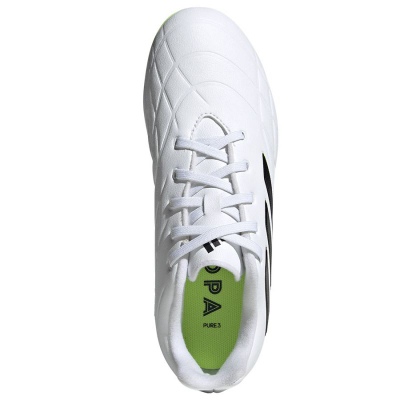 Këpucë futbolli për kalamaj Adidas COPA PURE.3 FG Jr HQ8989, për bar natyral, shumëngjyrëshe
