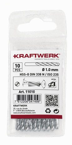 Vegël për trapan Kraftwerk HSS-G DIN 338-N, 3.6 mm