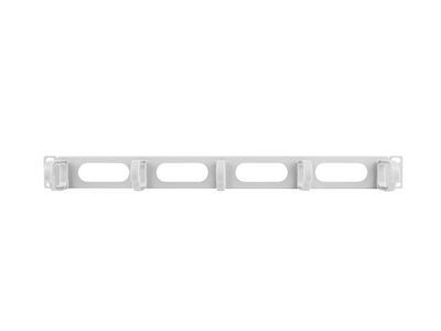 Organizues kabllosh Lanberg 19" 1U Type B, 5 mbajtëse, gri