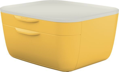 Njesi me sirtarë Leitz Cosy, 2 sirtarë, formati A4 A5, e verdhë