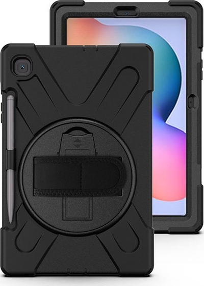 Kllëf tableti eStuff Samsung Galaxy Tab S6 Lite, kopertinë mbrojtëse, gri
