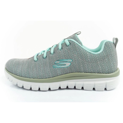 Патики Skechers Graceful Twisted Fortune W 12614 GYMN, Memory Foam, сиви