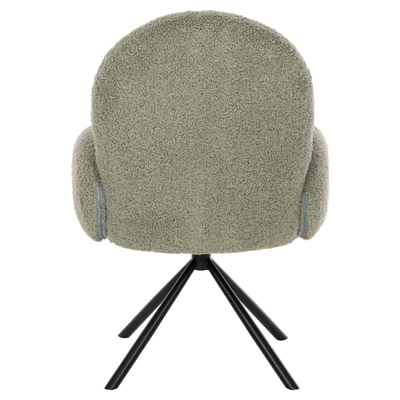 Kolltuk rrotullues Winon 65x67x92Hcm (HM9778.08), gjelbër/ zezë