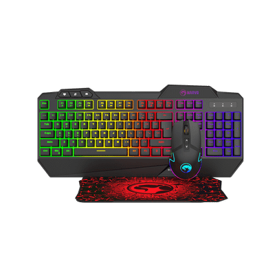 Set - Tastierë, Maus + Mauspad MARVO CM306 EN
