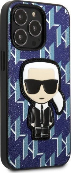Mbulesë telefoni Karl Lagerfeld KLHCP13XPMNIKBL, për iPhone 13 Pro Max 6.7", hardcase, blu