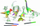 Set krijues Djeco Color Assemble Play, modele dinosauri 3D, mbi 5 vjeç, shumëngjyrësh