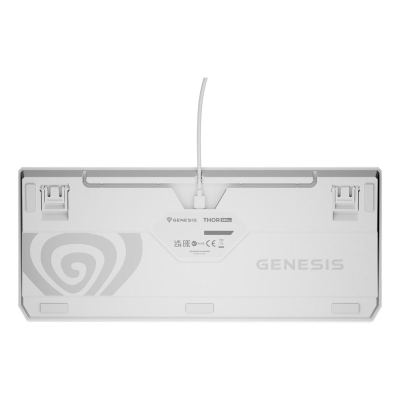 Tastierë mekanike gaming Genesis Thor 230 TKL, RGB, Outemu Red, e bardhë