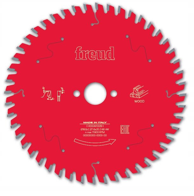 Teh rrethor për dru Freud F03FS09680, 160mm, 48 dhëmbë