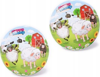 Top gome Happy Sheep, 23 cm, shumëngjyrësh
