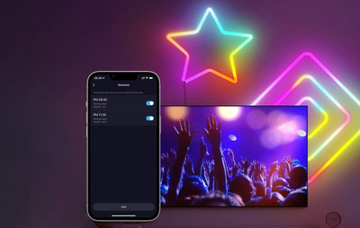 Shirit LED i zgjuar Avatto SLS03, 5m, RGBIC, për përdorim brenda në shpi