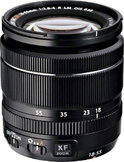 Objektiv Fujifilm XF 18-55mm F2.8-4 R LM OIS, zmadhus standard, i zi