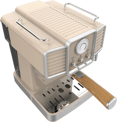 Aparat kafeje Cecotec Power Espresso 20 Tradizionale Light, 1350W, 20 bar, bezhë