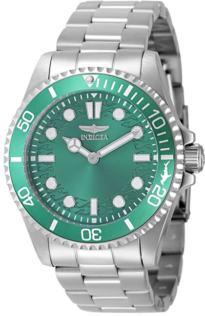 Ora burrash Invicta Pro Diver 49695, quartz, brass dial, e artë