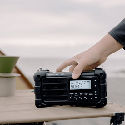 Radio portative Sangean MMR-99, DAB+ FM, IP55, e zezë