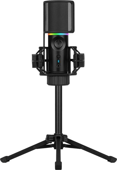 Mikrofon Streamplify MIC RGB, kondensator kardioid, USB, i zi