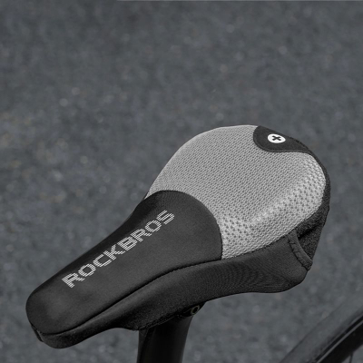 Mbulesë sediljeje biçiklete Rockbros L, xhel memory, 27.5x16.5 cm, e zezë
