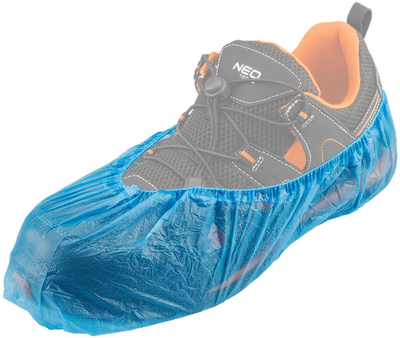 Mbulesa këpucësh Neo Tools 82-380, CPE, 100 copë, blu
