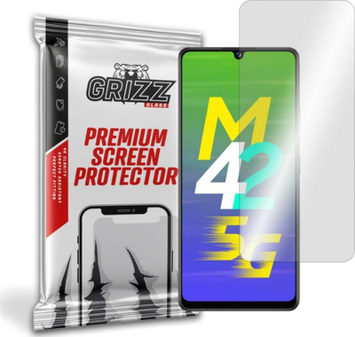 Xham mbrojtës hibrid GrizzGlass për Samsung Galaxy M42 5G, me ngjyrat dhe pamjen origjinale të ekranit