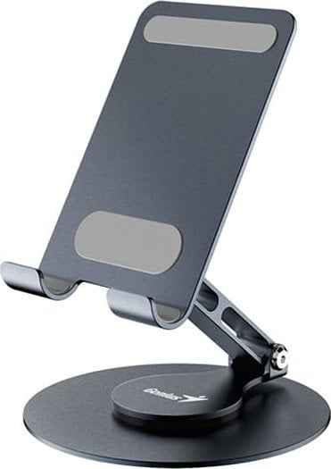 Standi Genius G-Stand M100, për telefona dhe tabletë deri 10", metal silikon, i zi