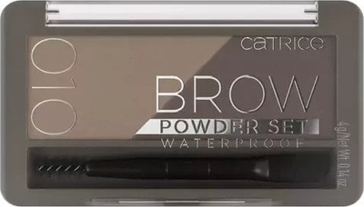 Set pudër për vetulla Catrice Brow Powder Set Waterproof 010, 4g, kafe