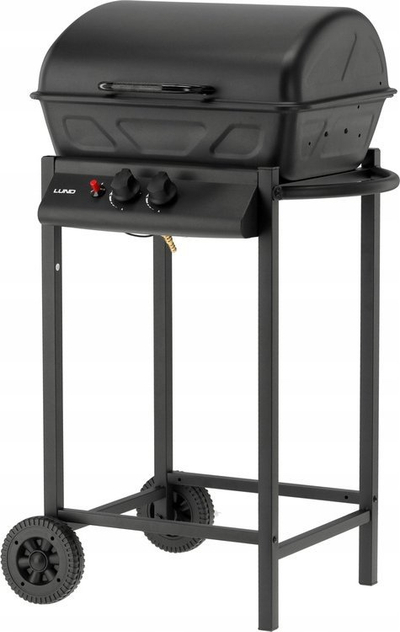 Grill me gaz Lund 99657, 2 brenera, 5.5 kW, i zi