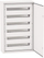 Panel shpërndarës Elektro-Plast DARP-144, 6x24 module, i montueshëm në mur, IP54, derë alumini, i bardhë