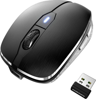 Maus wireless Cherry MW 8C, Bluetooth 2.4 GHz, DPI i rregullueshëm, gri