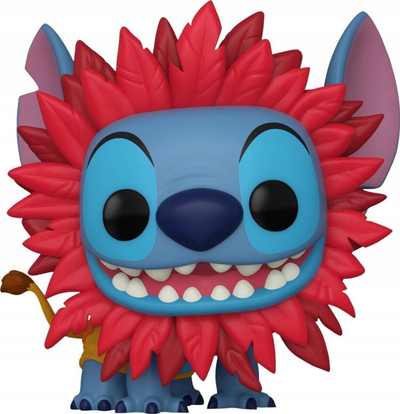 Figurine Funko Pop Disney Stitch Costume Simba, 9cm, vinil, shumëngjyrëshe